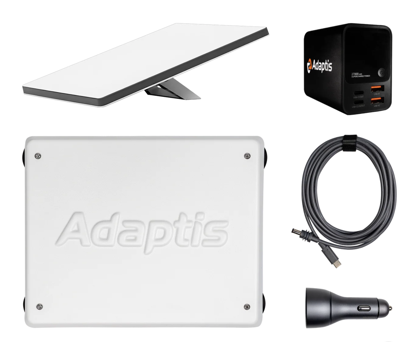 Набір Adaptis Kit: термінал Starlink Mini + Корпус Adaptis MiniKit + Кабель Type-C + Павербанк + Адаптер 12-24V